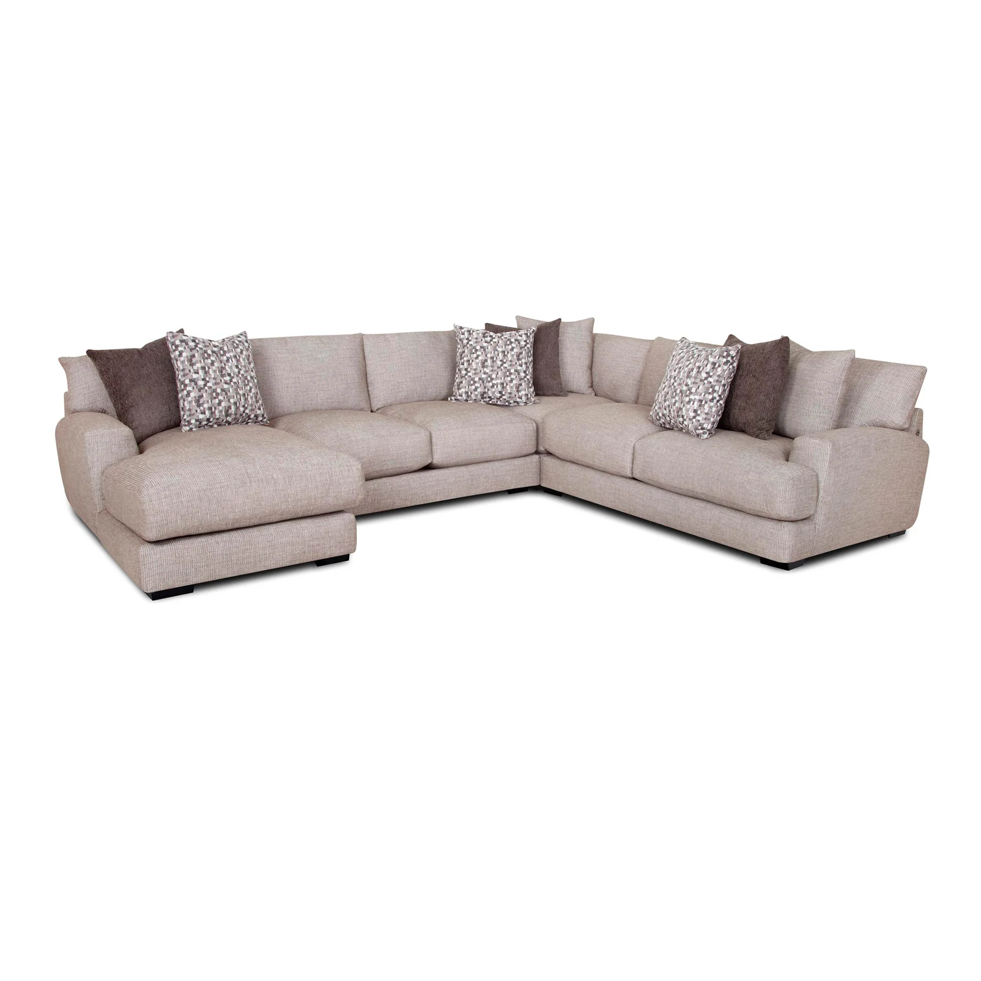 Wake 4 Piece Left Chaise Sectional - Image 12