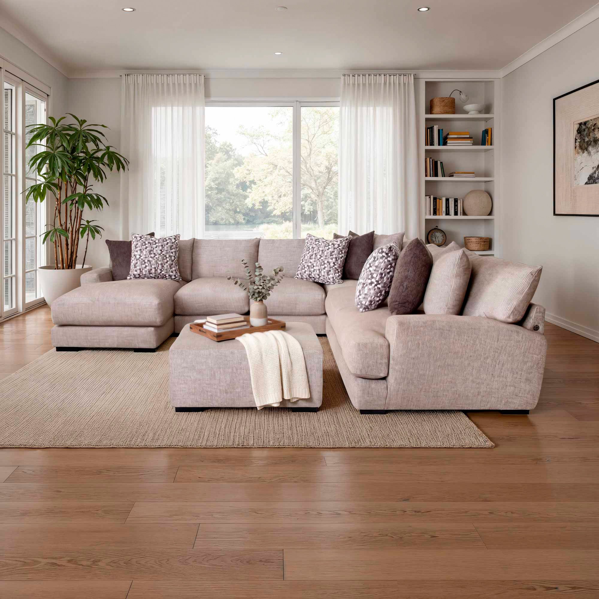 Wake 4 Piece Left Chaise Sectional - Image 13