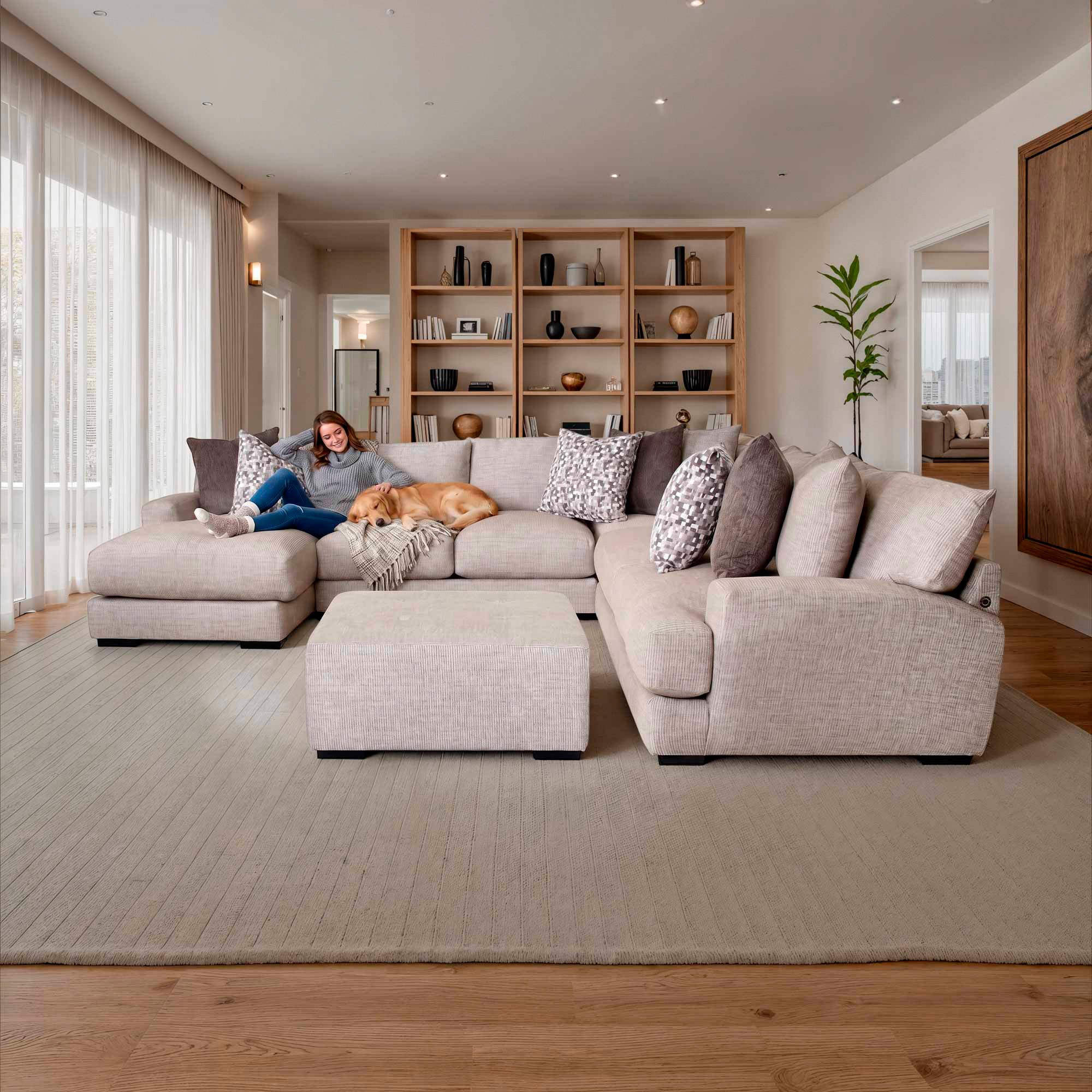 Wake 4 Piece Left Chaise Sectional - Image 14