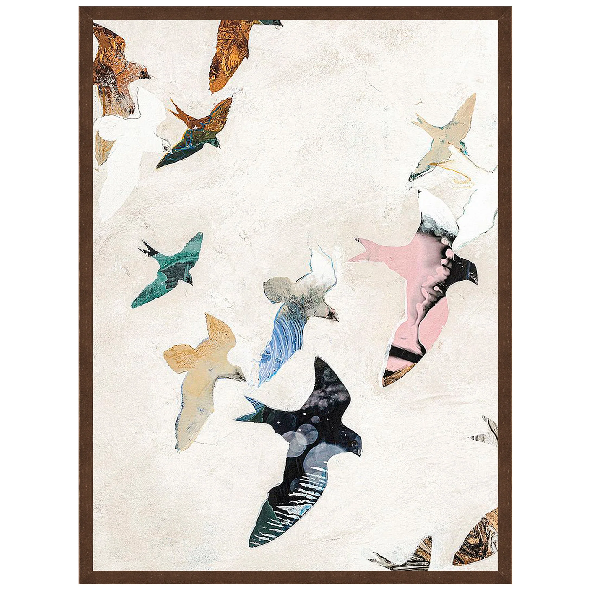 Abstract Birds II Wall Art