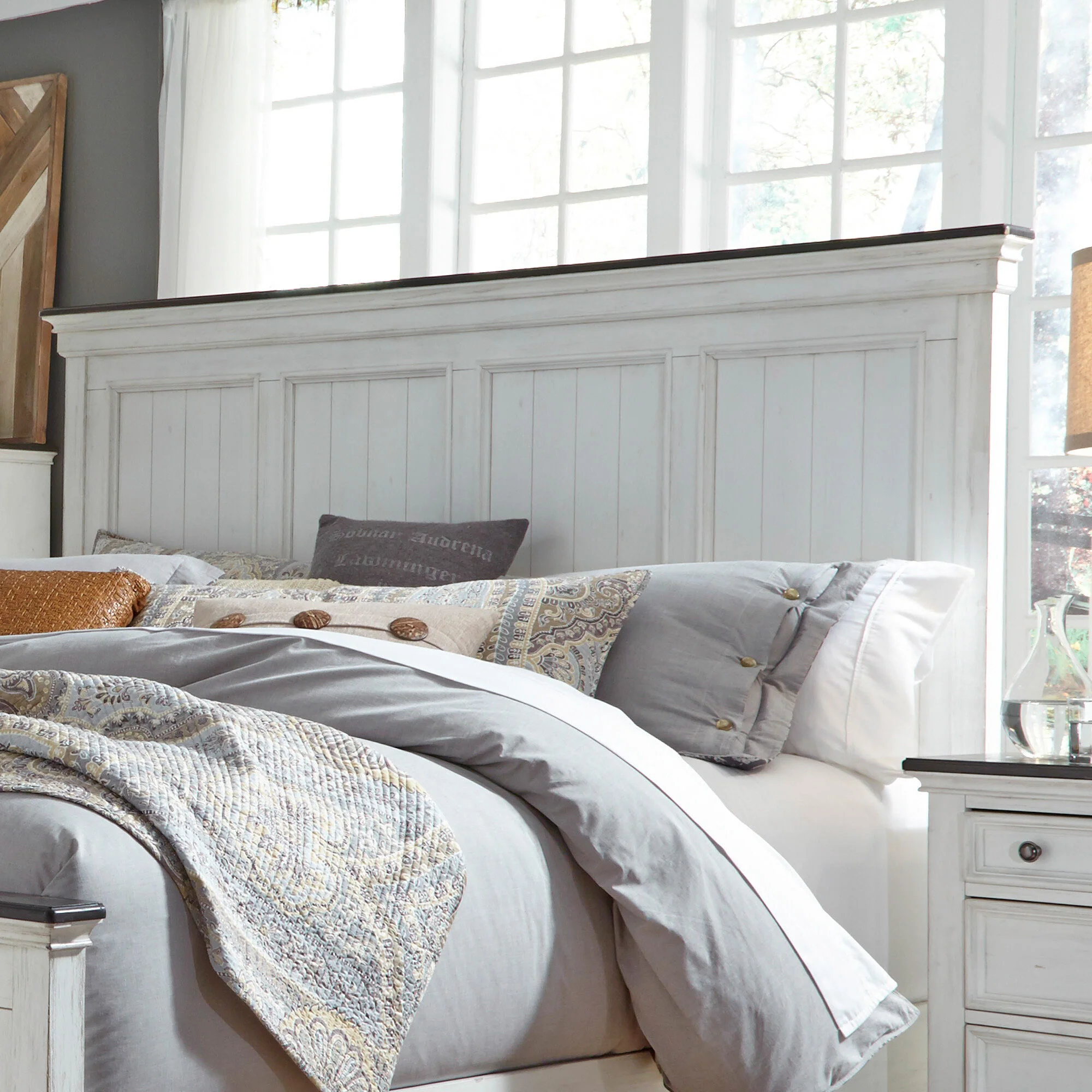Allyson Park Panel Headboard - Image 5