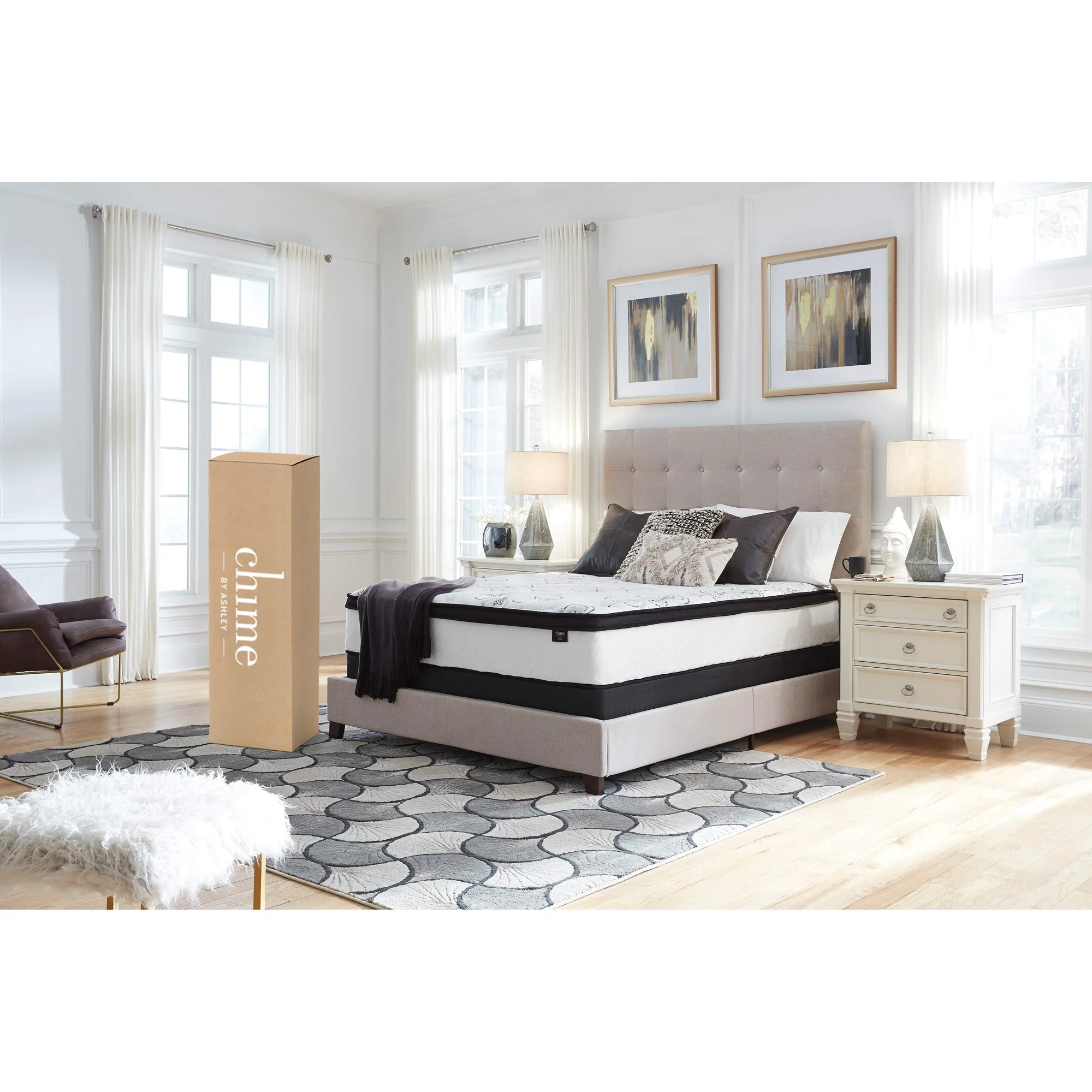 Ashley Chime 12 Inch Hybrid Mattress - Image 23