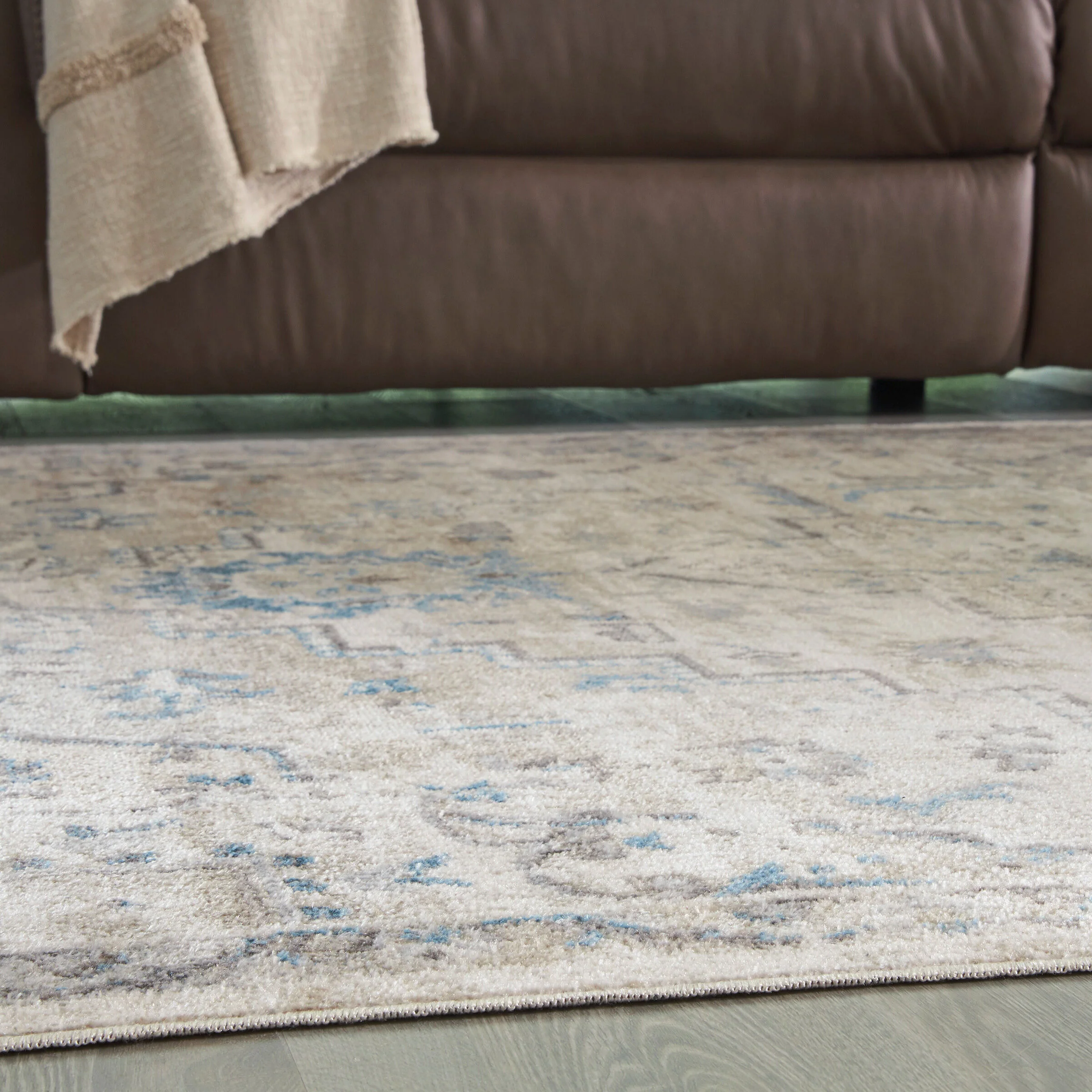 Barkham Cream Rug - Image 3