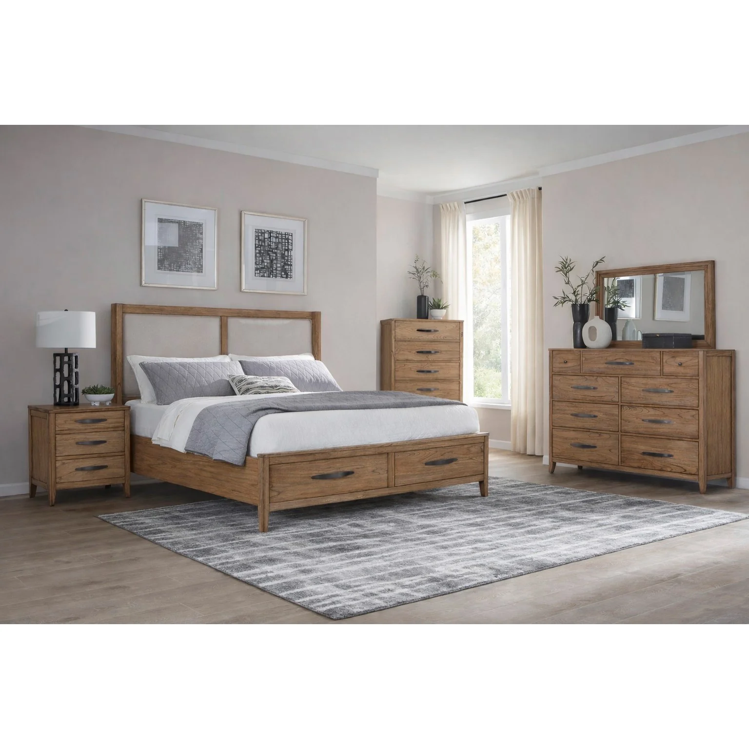 Belgium 3 Drawer Nightstand - Image 3