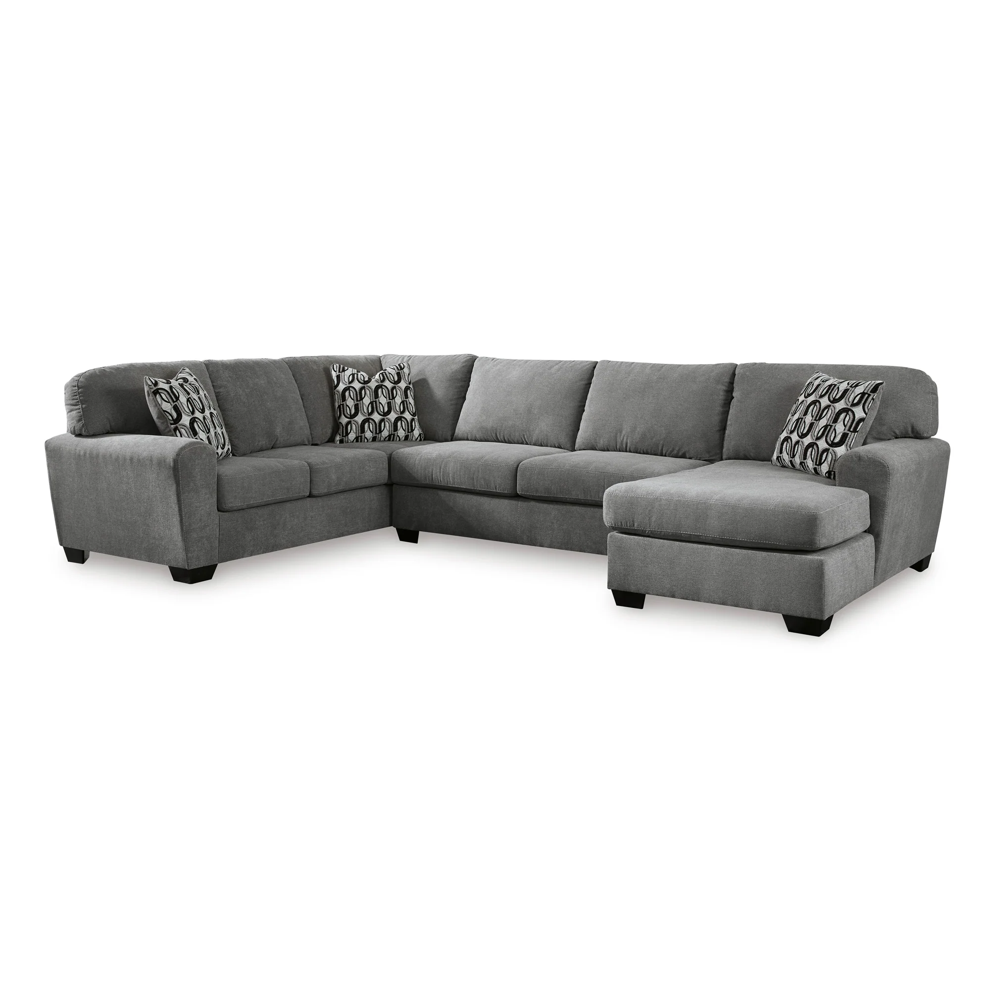 Birkdale Court 3 Piece Right Chaise Sectional