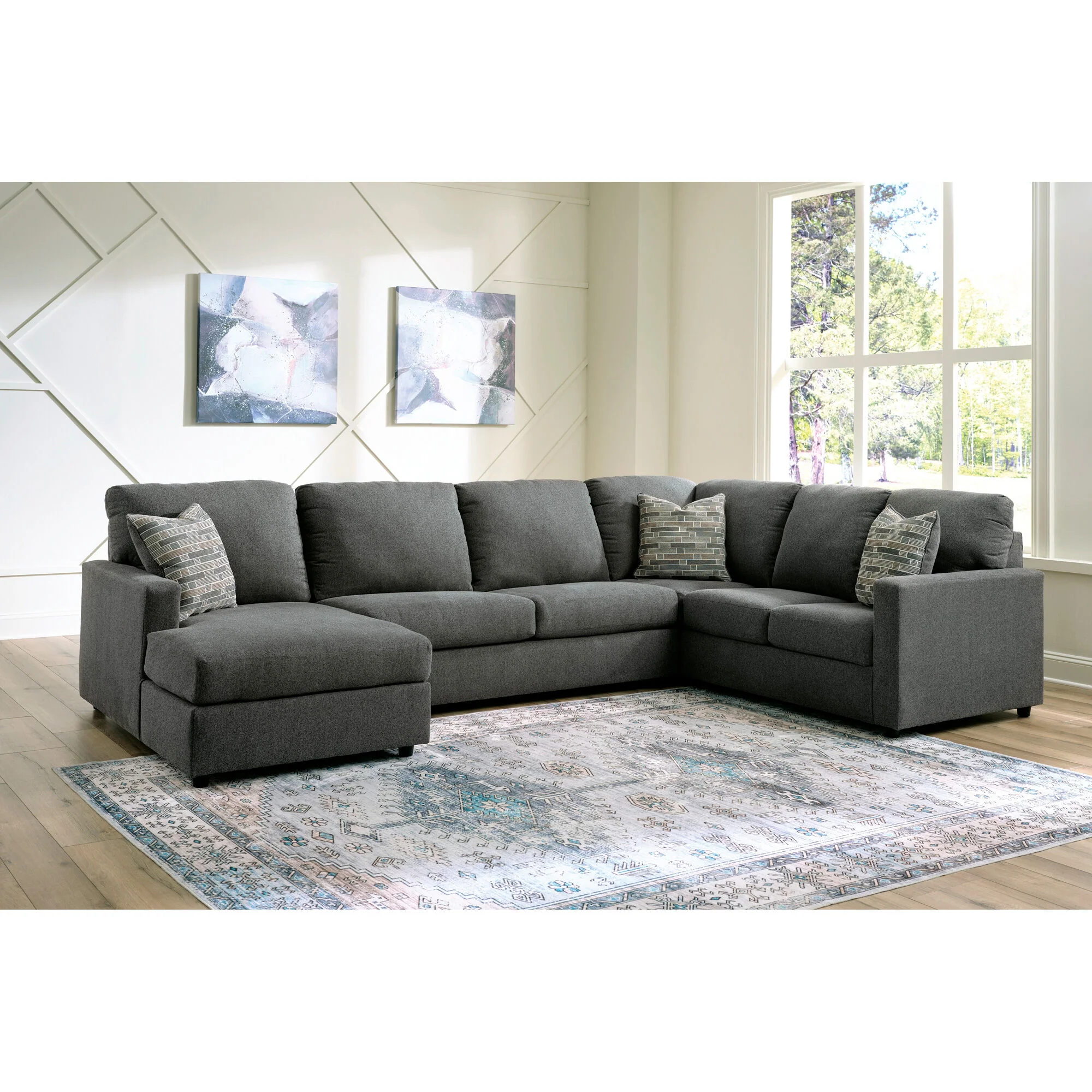Edenfield 3 Piece Left Chaise Sectional - Image 2