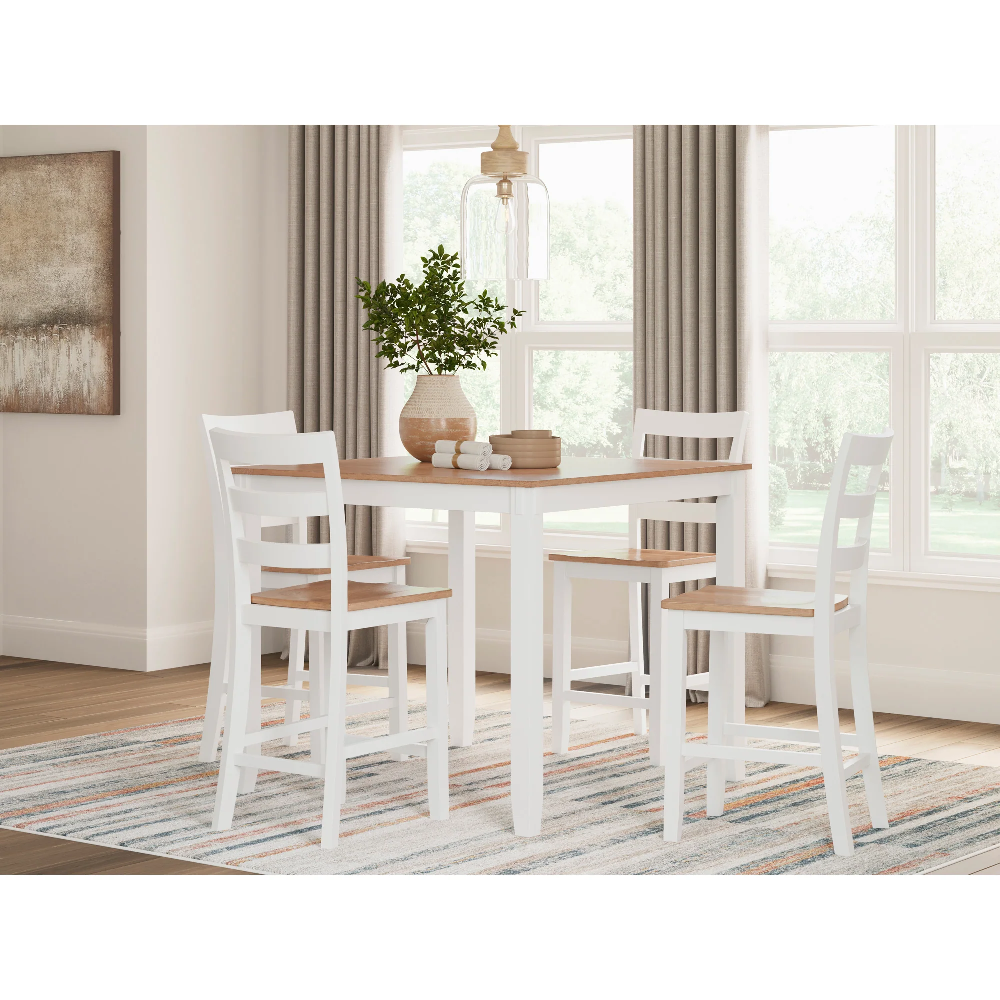 Gesthaven 5 Piece Square Counter Dining Set - Image 9