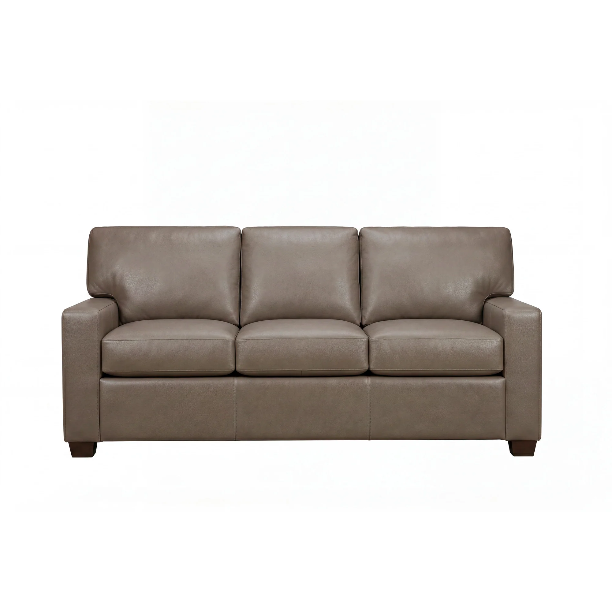 Merritt Feather Blend Leather Sofa