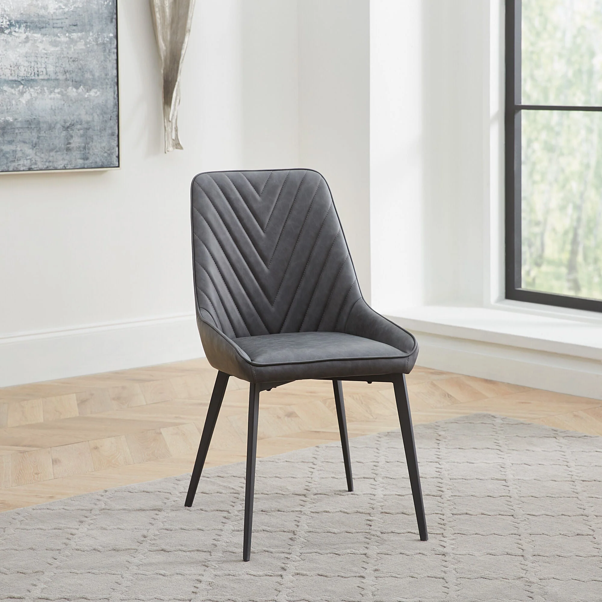 Lucia Upholstered Side Chair - Image 2