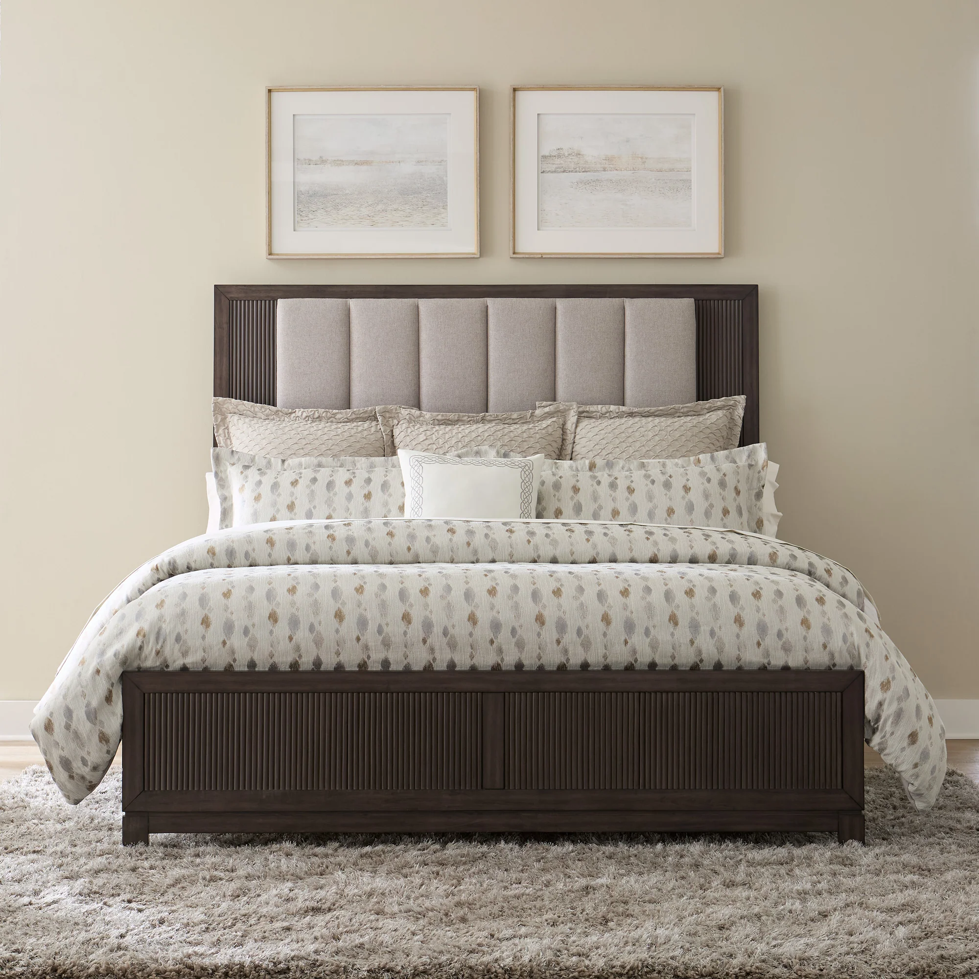 Modern Edge Upholstered Bed - Image 7