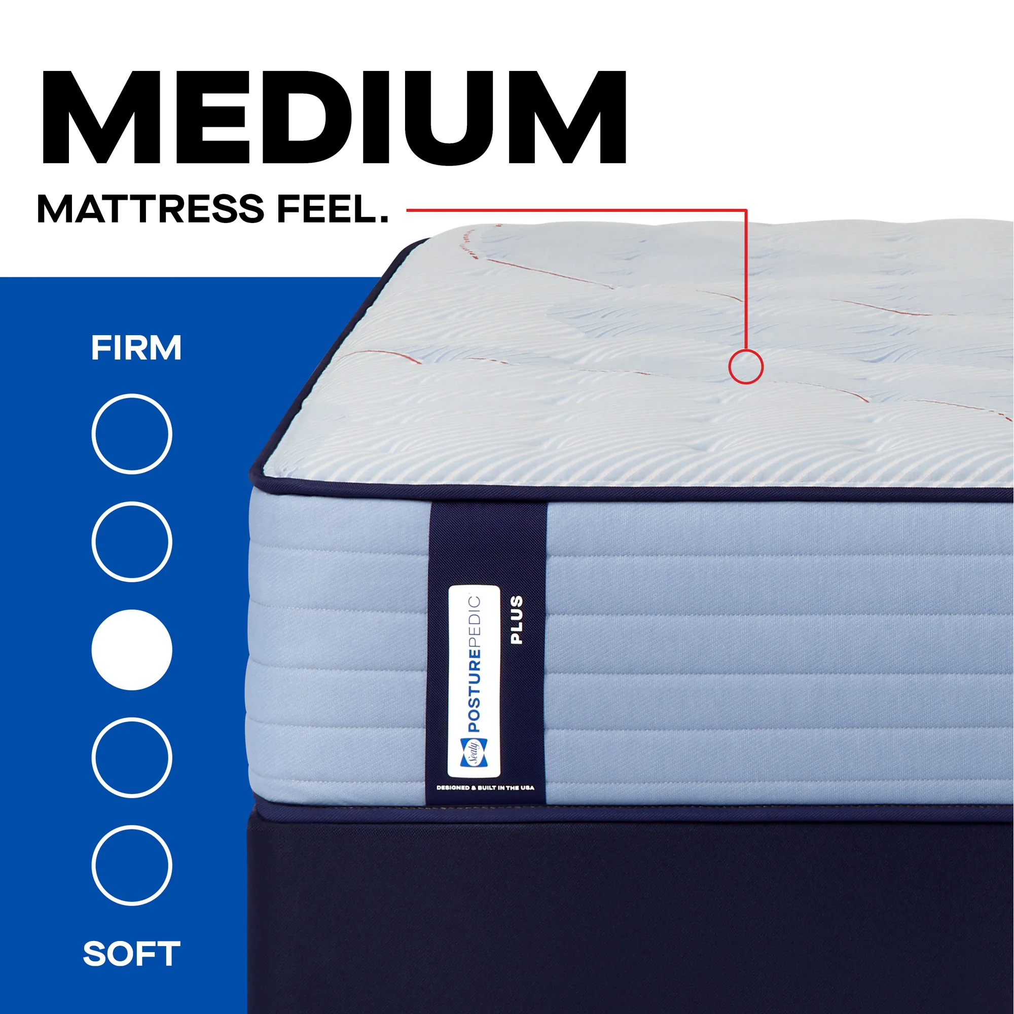 Sealy Posturepedic Plus Hagerstown Medium Tight Top Mattress - Image 39