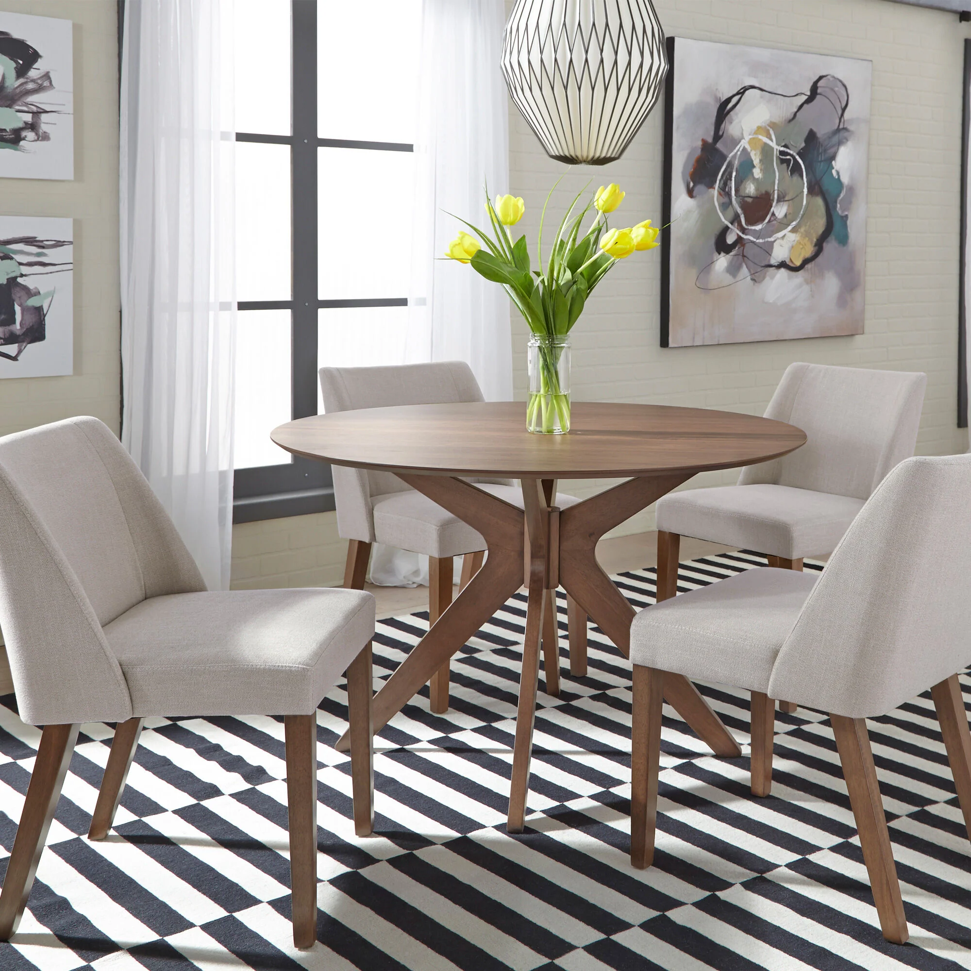 Space Savers Pedestal Dining Table - Image 2