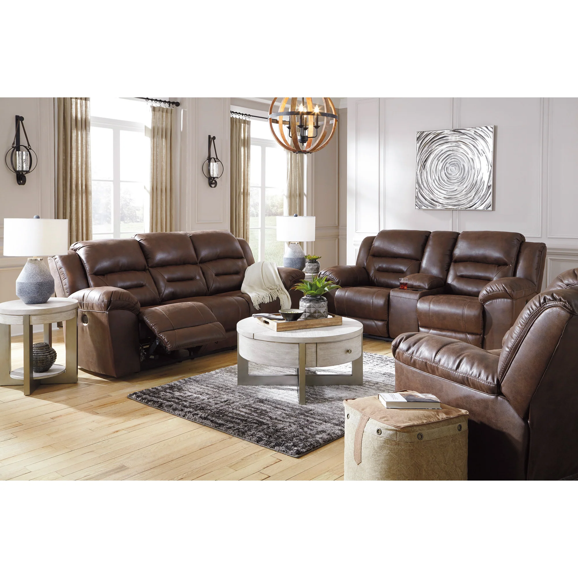 Stoneland Power Reclining Console Loveseat - Image 20