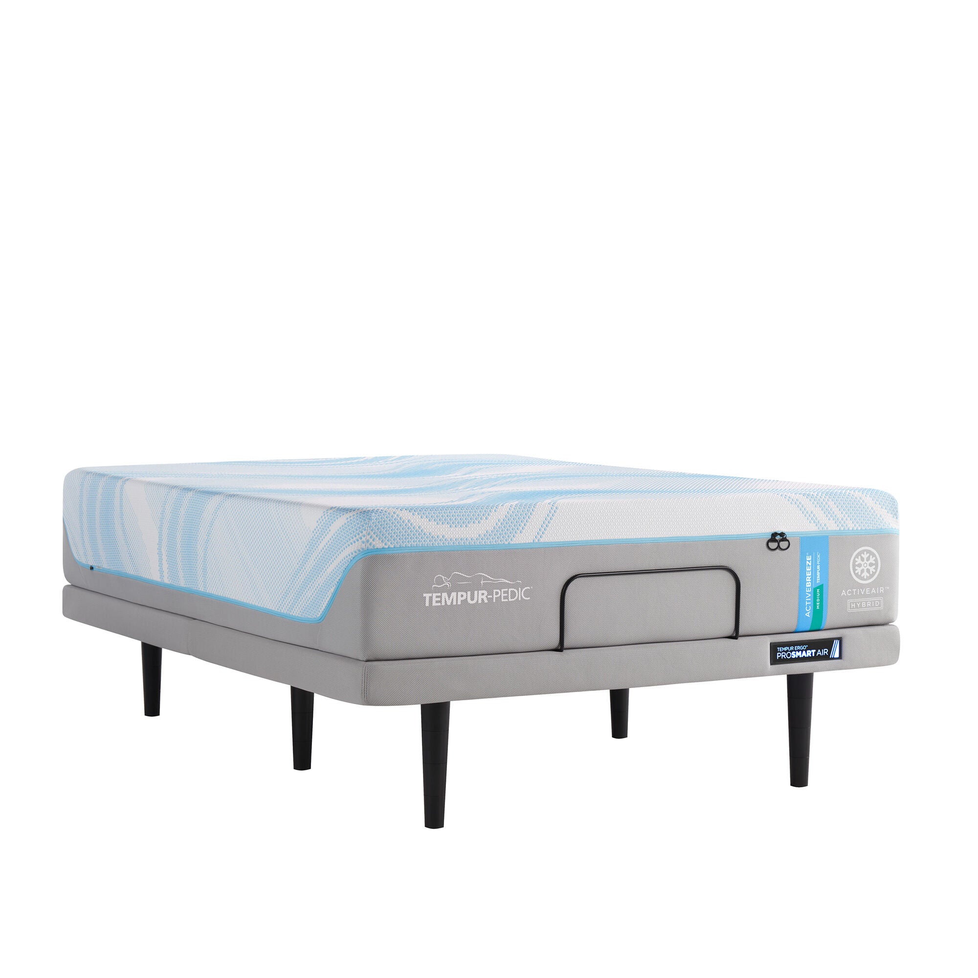 Tempur-Pedic TEMPUR-ACTIVEbreeze 2 Medium Hybrid Mattress & Adjustable Base Set - Image 10