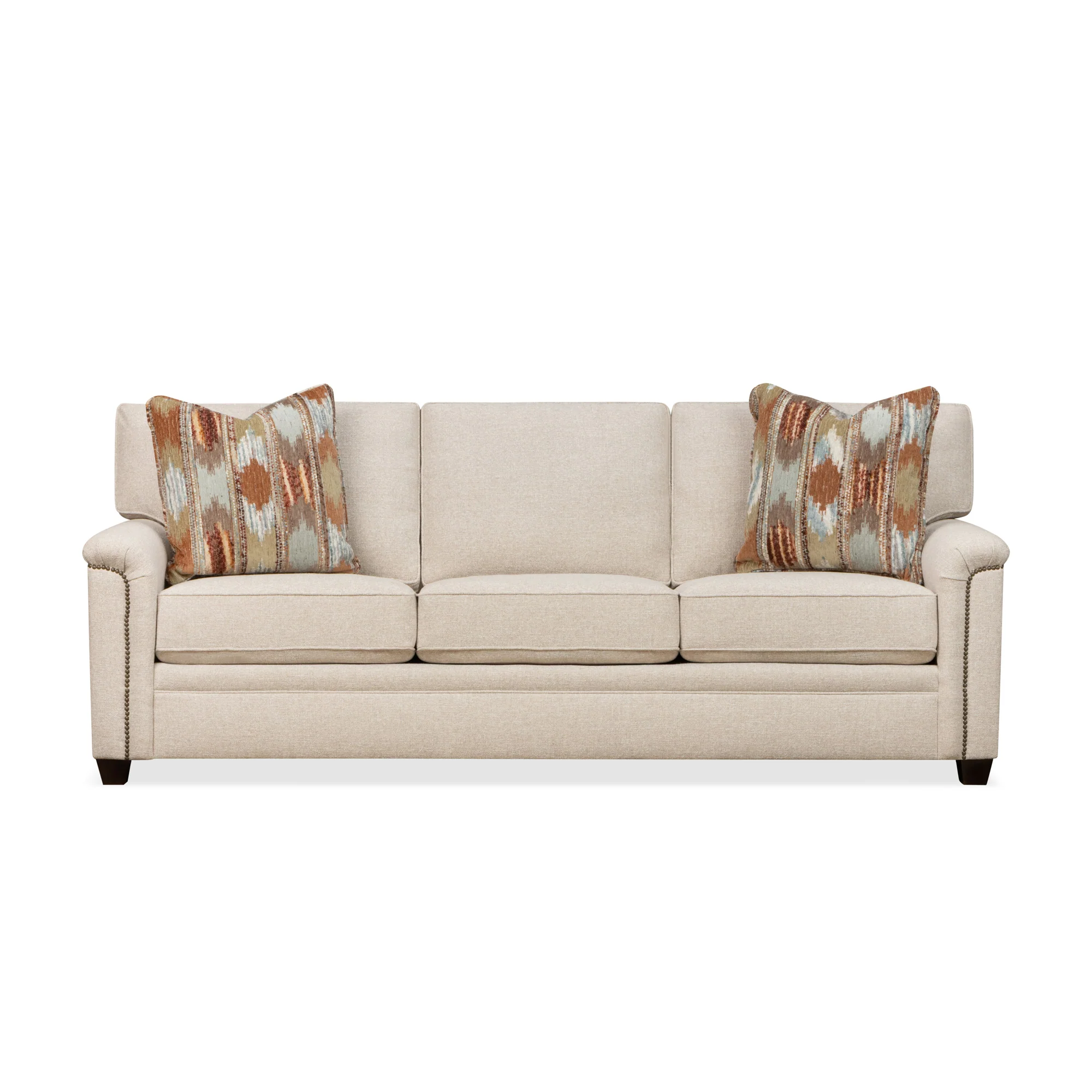 Warren Feather Blend Nail Head Sofa