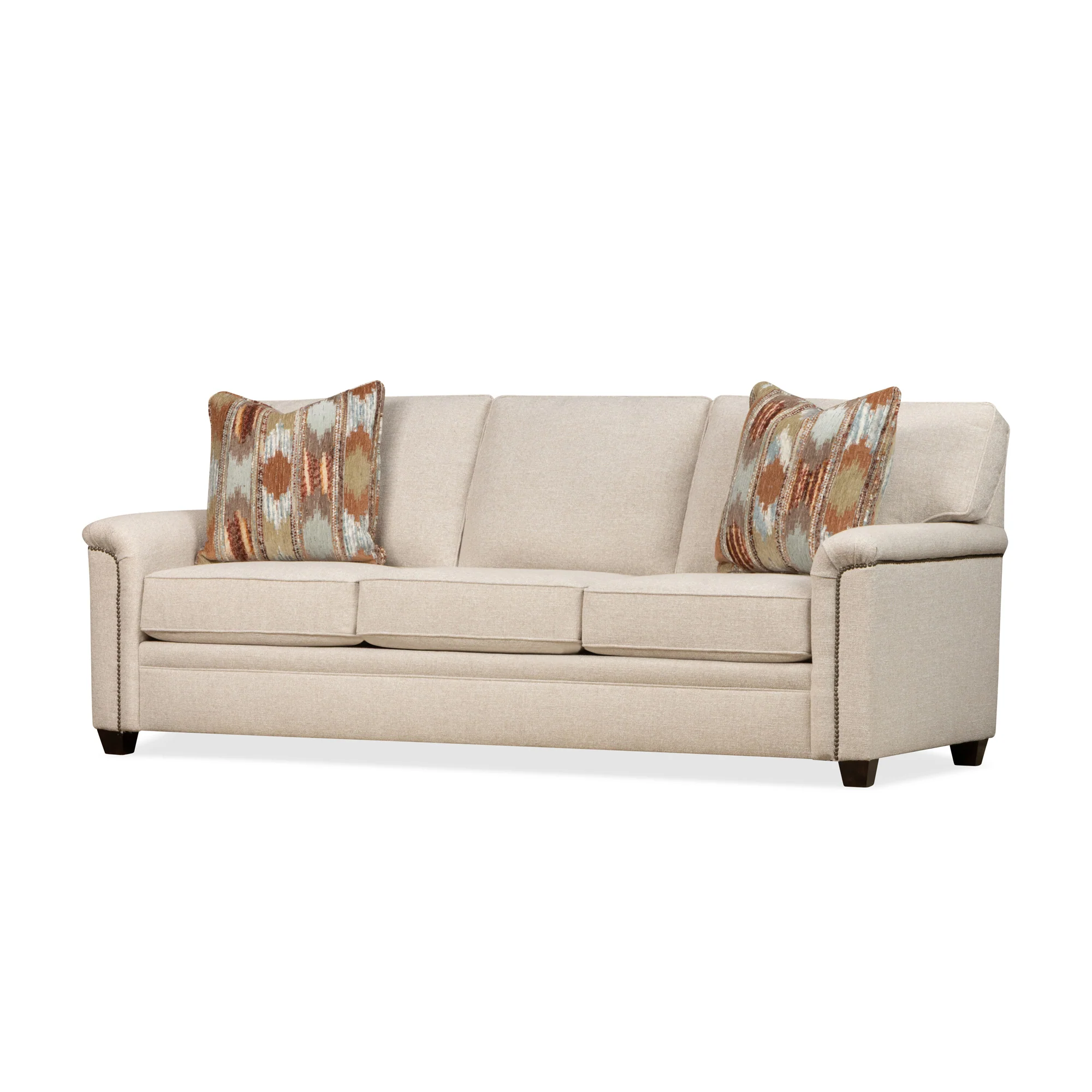 Warren Feather Blend Nail Head Sofa - Image 2